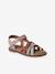 Sandales scratchées cuir enfant collection maternelle multicolore 1 - vertbaudet enfant 