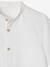 Chemise en lin col Mao garçon blanc+vert sauge 5 - vertbaudet enfant 
