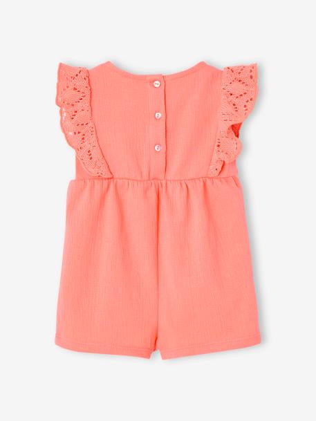 Combishort bi-matière bébé corail 2 - vertbaudet enfant 