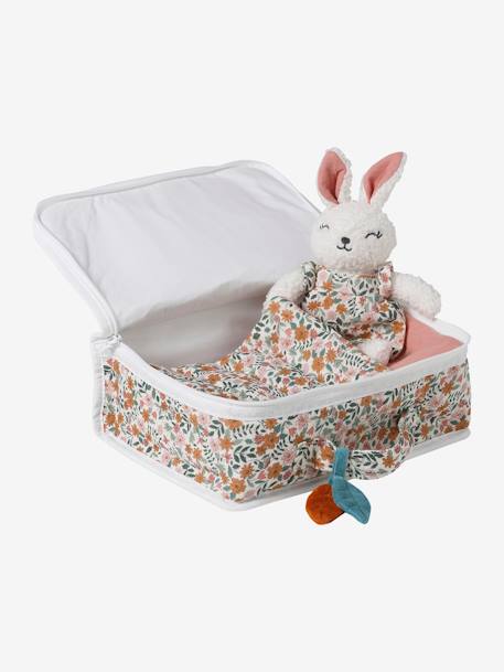 Valisette personnalisable avec peluche RETRO FLOWER jaune 3 - vertbaudet enfant 
