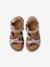Sandales scratchées cuir enfant collection maternelle multicolore 4 - vertbaudet enfant 