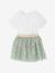 Ensemble bébé fille cérémonie T-shirt et jupon en tulle vert sauge 3 - vertbaudet enfant 