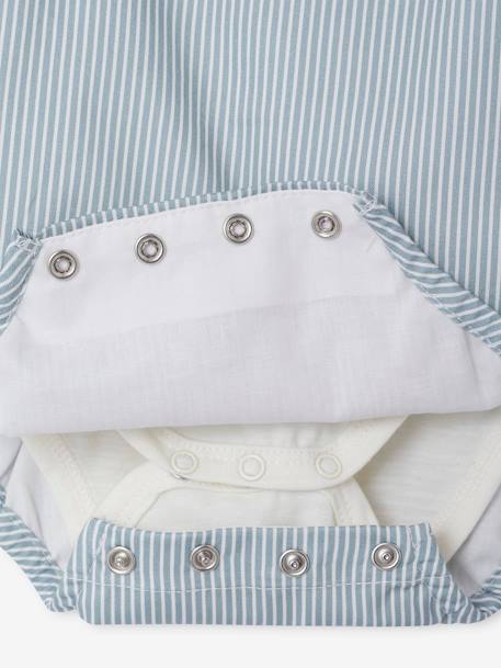 Ensemble naissance barboteuse, body et foulard écru 7 - vertbaudet enfant 