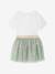 Ensemble bébé fille cérémonie T-shirt et jupon en tulle vert sauge 5 - vertbaudet enfant 