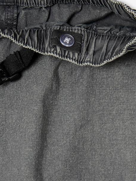 Pantalon garçon large effet délavé anthracite 6 - vertbaudet enfant 