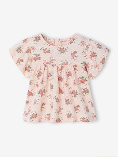 -T-shirt fleuri bébé en coton bio