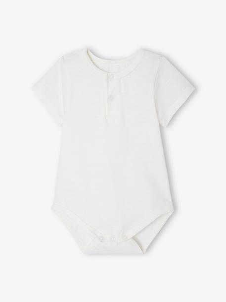 Ensemble naissance barboteuse, body et foulard écru 3 - vertbaudet enfant 