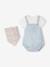 Ensemble naissance barboteuse, body et foulard écru 1 - vertbaudet enfant 