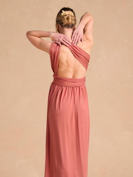 1 robe longue, 7 looks Fantastic Dress vieux rose 5 - vertbaudet enfant 