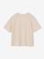 T-shirt fille imprimé manches courtes anthracite+jaune pâle+Léopard+sable+vanille 20 - vertbaudet enfant 
