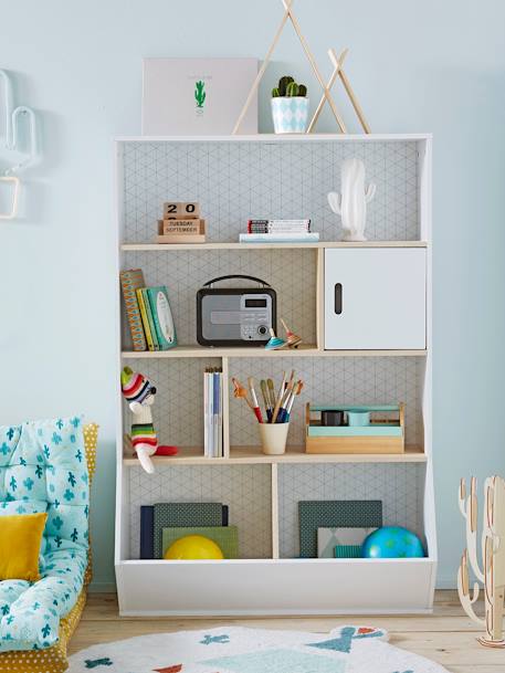 Etagère de rangement CIRCUS blanc/bois 3 - vertbaudet enfant 