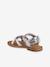 Sandales scratchées cuir enfant collection maternelle argent 3 - vertbaudet enfant 
