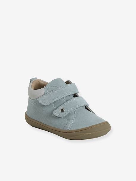 Chaussures premiers pas bébé velcro beige+bleu+bleu électrique+chocolat+lot beige+lot marron+lot vert+marron+ocre+vert+vert sauge 59 - vertbaudet enfant 