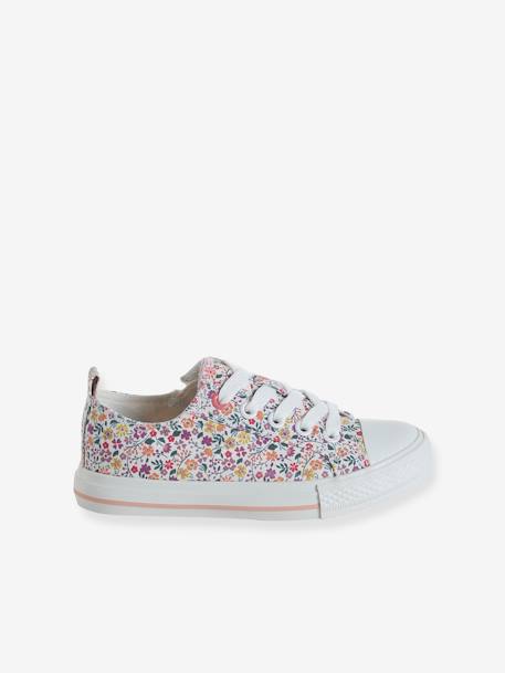 Baskets lacées et zippées toile enfant collection maternelle blush 2 - vertbaudet enfant 