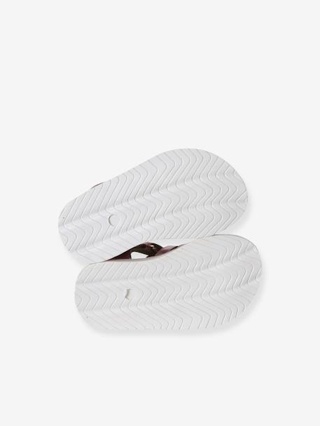 Sandales scratchées cuir bébé bout fermé blanc+lot rose 11 - vertbaudet enfant 
