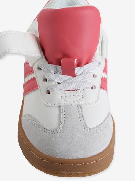 Baskets lacets élastiqués et scratchés enfant collection maternelle framboise 6 - vertbaudet enfant 