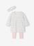 Ensemble bébé naissance 3 pièces robe legging et bandeau nude imprimé 2 - vertbaudet enfant 