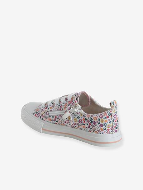 Baskets lacées et zippées toile enfant collection maternelle blush 3 - vertbaudet enfant 