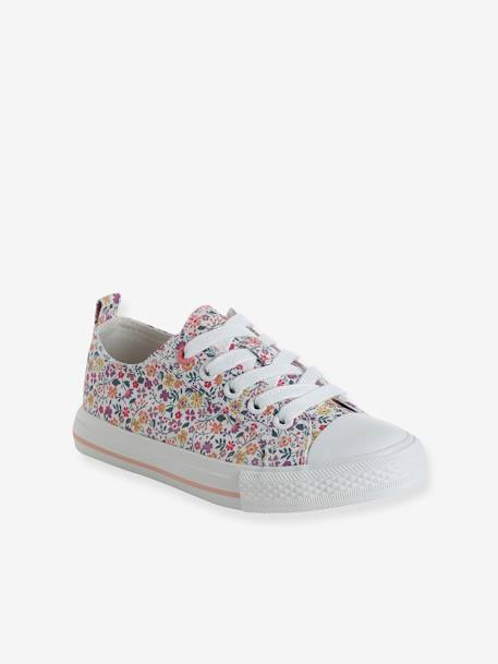 Baskets lacées et zippées toile enfant collection maternelle blush 1 - vertbaudet enfant 