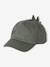 Casquette T-rex garçon kaki 1 - vertbaudet enfant 