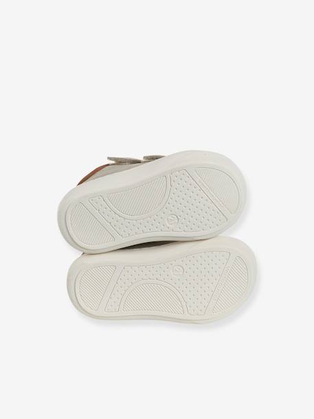 Chaussures premiers pas bébé velcro beige+bleu+bleu électrique+chocolat+lot beige+lot marron+lot vert+marron+ocre+vert+vert sauge 5 - vertbaudet enfant 
