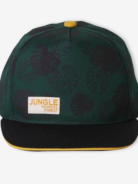 Casquette « Jungle » garçon vert imprimé 2 - vertbaudet enfant 