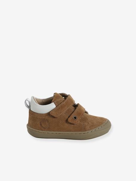 Chaussures premiers pas bébé velcro beige+bleu+bleu électrique+chocolat+lot beige+lot marron+lot vert+marron+ocre+vert+vert sauge 43 - vertbaudet enfant 