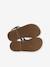 Sandales cuir fille collection maternelle JAUNE CLAIR METALLISE+marron+marron imprimé+turquoise 20 - vertbaudet enfant 
