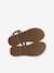 Sandales cuir fille Light gold+marron+marron imprimé+turquoise 24 - vertbaudet enfant 