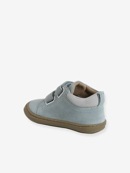Chaussures premiers pas bébé velcro beige+bleu+bleu électrique+chocolat+lot beige+lot marron+lot vert+marron+ocre+vert+vert sauge 61 - vertbaudet enfant 