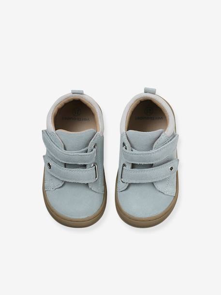 Chaussures premiers pas bébé velcro beige+bleu+bleu électrique+chocolat+lot beige+lot marron+lot vert+marron+ocre+vert+vert sauge 62 - vertbaudet enfant 