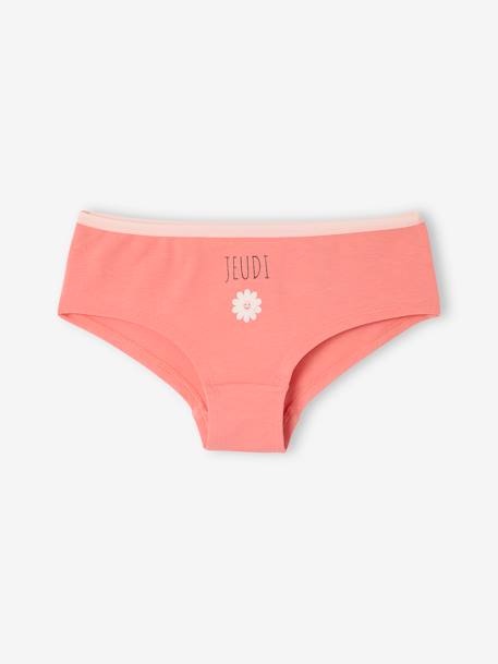Lot 7 shorties semainier fille rose 5 - vertbaudet enfant 