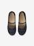 Ballerines cuir pailleté fille collection maternelle BEIGE VIF METALLISE+BLEU FONCE METALLISE 9 - vertbaudet enfant 