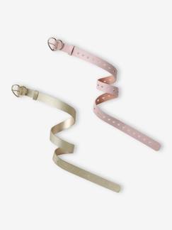 -Lot de ceintures 2 c½urs fillle
