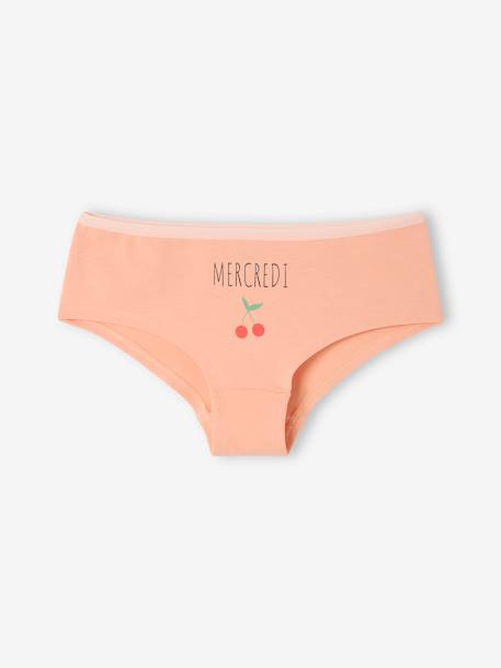 Lot 7 shorties semainier fille rose 4 - vertbaudet enfant 