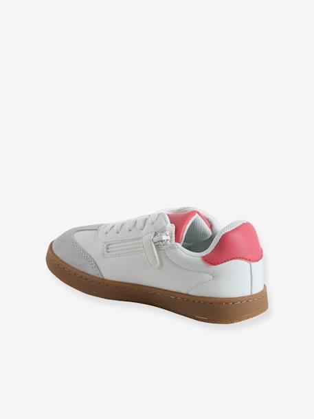 Baskets lacées et zippées enfant bleu ciel+framboise 8 - vertbaudet enfant 
