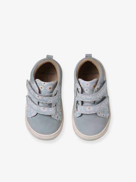 Chaussures premiers pas bébé velcro beige imprimé+bleu imprimé+bois de rose+bronze+lot rose+mauve+or+rose+rose imprimé+rose poudré+turquoise+vert imprimé 68 - vertbaudet enfant 