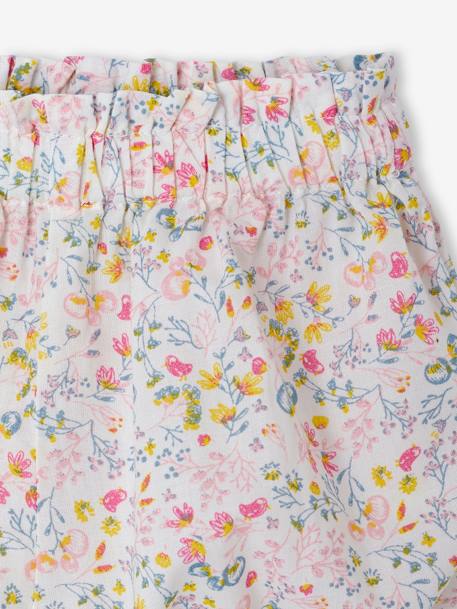 Ensemble short et T-shirt naissance fleuri rose 6 - vertbaudet enfant 