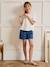 Blouse fille broderie anglaise en gaze de coton écru 6 - vertbaudet enfant 