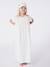 Chemise de nuit et tiare enfant blanc 4 - vertbaudet enfant 