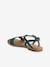 Sandales cuir fille Light gold+marron+marron imprimé+turquoise 22 - vertbaudet enfant 