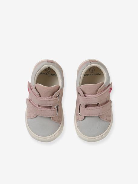 Chaussures premiers pas bébé velcro beige imprimé+bleu imprimé+bois de rose+bronze+lot rose+mauve+or+rose+rose imprimé+rose poudré+turquoise+vert imprimé 29 - vertbaudet enfant 