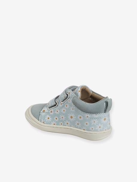 Chaussures premiers pas bébé velcro beige imprimé+bleu imprimé+bois de rose+bronze+lot rose+mauve+or+rose+rose imprimé+rose poudré+turquoise+vert imprimé 67 - vertbaudet enfant 