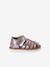 Sandales scratchées cuir bébé bout fermé blanc+lot rose 8 - vertbaudet enfant 