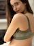 Soutien-gorge de grossesse et d'allaitement sans armature Dahlia kaki 3 - vertbaudet enfant 