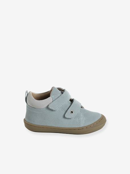 Chaussures premiers pas bébé velcro beige+bleu+bleu électrique+chocolat+lot beige+lot marron+lot vert+marron+ocre+vert+vert sauge 60 - vertbaudet enfant 