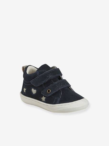 Chaussures premiers pas bébé velcro beige imprimé+bleu imprimé+bois de rose+bronze+lot rose+mauve+or+rose+rose imprimé+rose poudré+turquoise+vert imprimé 8 - vertbaudet enfant 