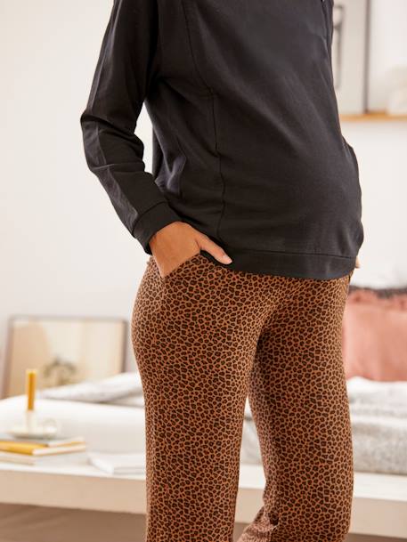 Pantalon de grossesse large léopard Leopard 5 - vertbaudet enfant 