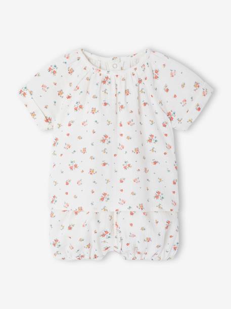 Lot de 2 pyjashorts bébé corail fluo 4 - vertbaudet enfant 