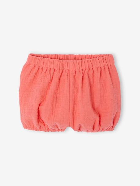 Lot de 2 pyjashorts bébé corail fluo 6 - vertbaudet enfant 